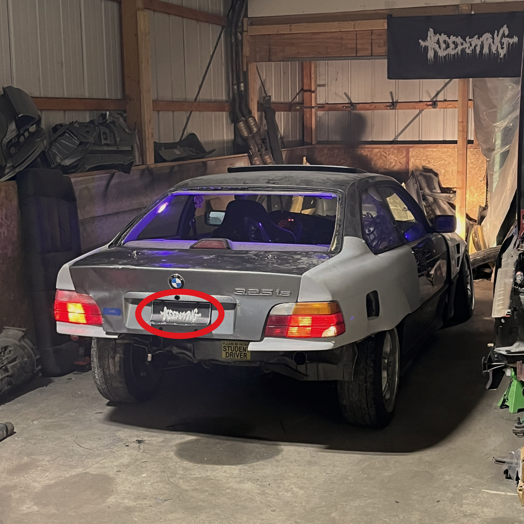 IKEEPDYING Vanity Plate